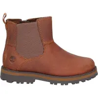 Timberland unisex per bambino. TB0A25T43581 Stivaletti Chelsea in pelle marrone Courma Kid (34), Basso, Cerniera, Velcro, Casual, moda per b