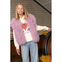 Shoeby Gaa-sbfluffy Gilet Pink Taglia: 146/152 | Giacche Outlet | Unisex | Rosa