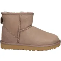 Ugg per donna. 1016222 Stivaletti in pelle Classic Mini II talpa (36), Basso, Camoscio, Nessuno, Casual, Taupe