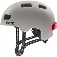 Uvex City 4 Casco per bici (51-55 cm, grigio)