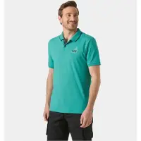 Helly Hansen per uomo. 34545 Polo verde HP Figari (M), Casual, Poliamide, Manica corta