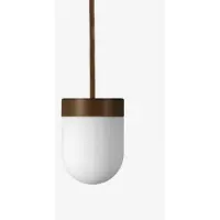 Lucis Lampada a sospensione RETRO ZT 8,3 W LED 3000 K vetro ottone opalino ZT.L1.R14.74