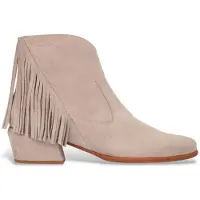 Wonders per donna. D-2005 Stivaletti in pelle color tortora FEI 05 (37), 1 a 3 cm, Casual, Taupe