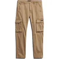 Superdry per uomo. M7011132A Pantaloni cargo marroni (33/32), Marrone, Casual, Cotone