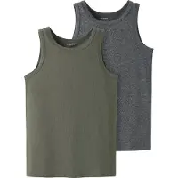 Name it Maglietta intima grigio scuro / cachi