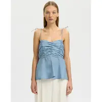 Selected Top blu chiaro