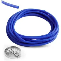 OEM Tubo flessibile in silicone per aspirazione per auto, 6 metri, con morsetti, blu