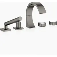 Dornbracht CYO Mitigeur de bain à cinq trous pour montage sur bord de baignoire ou de carrelage, saillie 167mm, 27523811-99, 27523811-99
