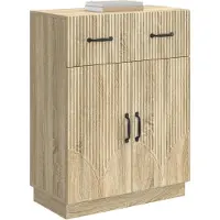 vidaXL Credenza in rovere Sonoma 66 x 34,5 x 87 cm in materiale derivato dal legno