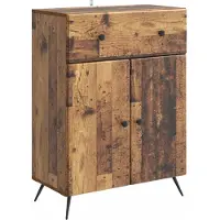 vidaXL Credenza in legno riciclato 66 x 34,5 x 90 cm in materiale composito