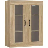 Syfax Armadietto Pensile a Parete Rovere Sonoma 69,5x34x90 cm