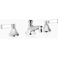 Dornbracht MADISON Mélangeur de lavabo à trois trous avec garniture d'écoulement, saillie 135mm, 20700370-00, 20700370-00