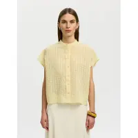 Selected Camicia A Maniche Corte Donne Giallo 36