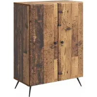 vidaXL Credenza in legno riciclato 66 x 34,5 x 90 cm in materiale composito
