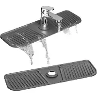 OEM Protezione antispruzzo in silicone per rubinetto da cucina, grigia, antigoccia