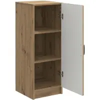 vidaXL Credenza in rovere Artisan 33 x 34,5 x 87 cm in materiale derivato dal legno