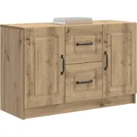 vidaXL Credenza in rovere Artisan 89 x 34,5 x 57 cm in materiale derivato dal legno