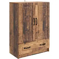 vidaXL Credenza in legno riciclato 66 x 34,5 x 92 cm in materiale derivato dal legno