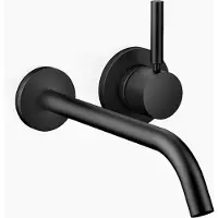 Dornbracht META Mitigeur mural de lavabo sans vidage, saillie 250mm, jet rond enrichi d'air, 36861660-33, 36861660-33