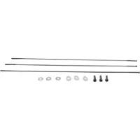 Zipp Raggi Cx-ray Straight Pull External Titanium 3 Unità