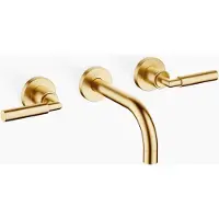 Dornbracht TARA Mitigeur mural pour lavabo sans vidage, saillie 160mm, kit de montage final, 36707882-28, 36707882-28