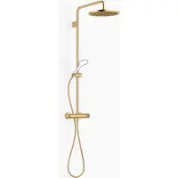 Dornbracht Showerpipe avec thermostat de douche sans douchettes à main, saillie douche à main 450mm, douche de tête 300mm, 34460979-28, 34460979-28