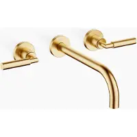 Dornbracht TARA Mitigeur mural pour lavabos sans vidage, saillie 240mm, 36717882-28, 36717882-28