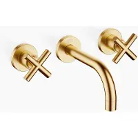 Dornbracht TARA Mitigeur mural pour lavabos sans vidage, saillie 160mm, 36707892-28, 36707892-28