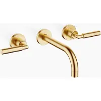 Dornbracht TARA Mélangeur mural pour lavabo sans garniture de vidage, saillie 190mm, kit de montage final, 36712882-28, 36712882-28