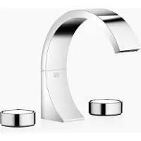 Dornbracht CYO Mélangeur de lavabo à trois trous avec garniture d'écoulement, saillie 167mm, 20713811-00, 20713811-00
