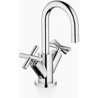 Dornbracht TARA Mitigeur monocommandé pour lavabos avec garniture d'écoulement, saillie 100mm, 22302892-00, 22302892-00