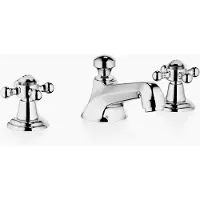 Dornbracht MADISON Mélangeur de lavabo à trois trous avec garniture d'écoulement, 20700360-00, 20700360-00