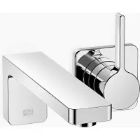 Dornbracht LULU Mitigeur monocommandé mural pour lavabos sans vidage, saillie 200mm, 36860710-00, 36860710-00