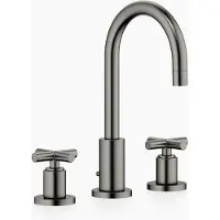 Dornbracht TARA Mélangeur de lavabo à trois trous avec garniture d'écoulement, saillie 135mm, 20710892-99, 20710892-99