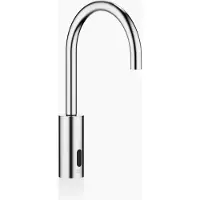 Dornbracht META Robinetteries de lavabo avec fonction électronique d'ouverture et de fermeture, sans vidage, alimentation par pile/réseau, 44521660-93, 44521660-93