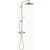 Dornbracht Showerpipe avec thermostat de douche sans douchettes à main, saillie douche à main 450mm, douche de tête 300mm, 34460979-26, 34460979-26