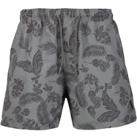 Heber Peak SeapineHe. Print Boardshorts Pantaloncini Uomo (S, grigio)