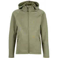 Heber Peak Kid's Merino210 EvergreenHe. Zip Hoody Maglia con zip e cappuccio Bambini (164, olivia)