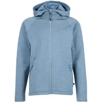 Heber Peak Kid's Merino210 EvergreenHe. Zip Hoody Maglia con zip e cappuccio Bambini (116, blu)