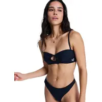Roxy Women's SD Essentials Bandeau Parte superiore bikini Donna (L, nero)