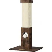 OEM Albero da arrampicata in sisal alto 73 cm, color marrone vintage
