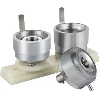Markenlos Set di stampi per spille da 32 mm in ABS e metallo, per produttori di spille, macchine per spille, presse per spille, creatori di badge; fai da te: spille, distintivi, spille da bavero