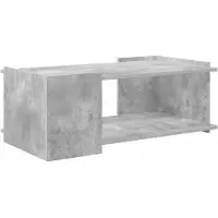 Syfax Tavolino da salotto Grigio Cemento 90 x 50 x 33 cm