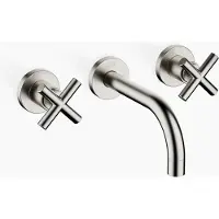 Dornbracht TARA Mitigeur mural pour lavabos sans vidage, saillie 160mm, 36707892-06, 36707892-06