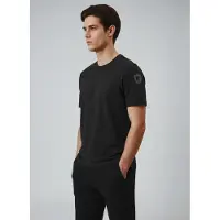Blauer per uomo. 26SBLUH02068 Maglietta nera Hanson (XL), Nero, Casual, Cotone, Manica corta