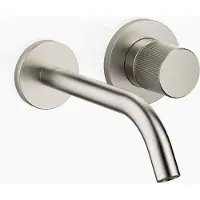 Dornbracht META Mitigeur monocommandé mural pour lavabos sans vidage, saillie 190mm, bec fixe, 36860664-06, 36860664-06