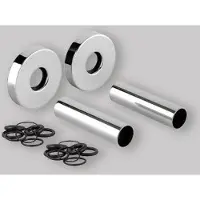 APM KIT COPRITUBO TONDO CROMO Ø18 x L.70 mm