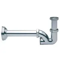 Ghidini SIFONE PER LAVABO E BIDET CON ISPEZIONE POSTERIORE "CONCORD" Ø26 x 250 mm - 1"