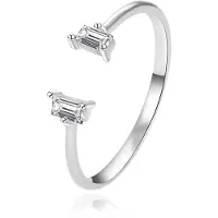 Agato Anello Argento Aperto AGT-R56W Circuito 57 mm — Anello