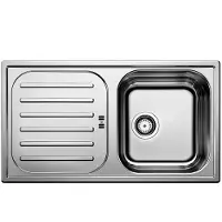BLANCO FLEX Pro 45 S lavello da incasso / acciaio inox / finitura naturale / reversibile / tappo